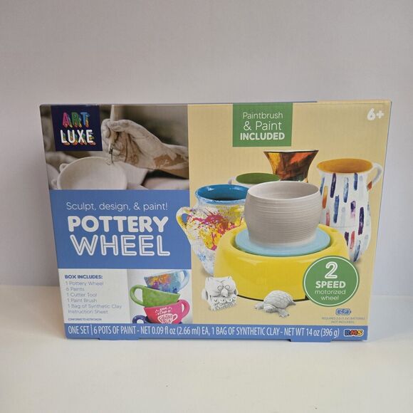 Electric Pottery Wheel Clay Education Toy Crafted by U - Sculpt, Design & Paint - Picture 1 of 2